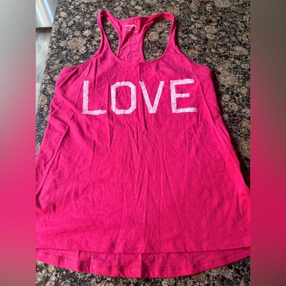 Pink Love Tank Top